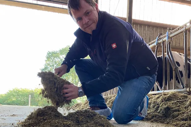 Umdrehen der Schaufelprobe