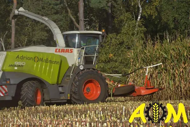 Maisernte beim Lohnunternehmen Maßmann