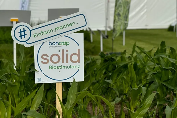 DLG Feldtage 2024 Schild boncrop solid Mais