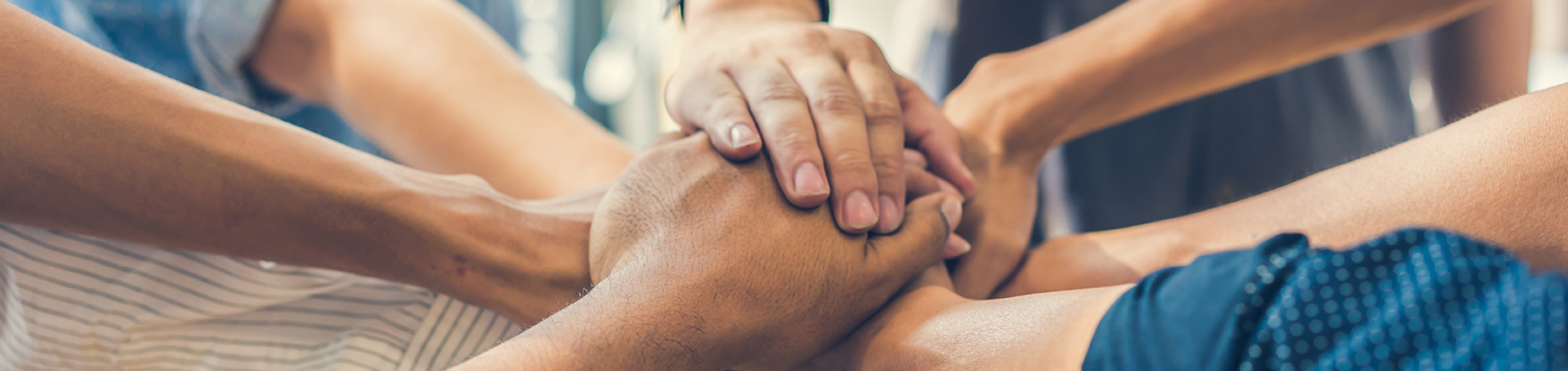 Personen mit ihren Händen symbolisieren das SCHAUMANN-Netzwerk Personen mit ihren Händen symbolisieren das SCHAUMANN-Netzwerk