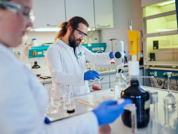 Prüfung von Futterwerten im Labor